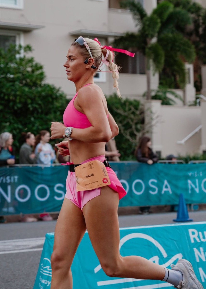 Hannah racing at Noosa